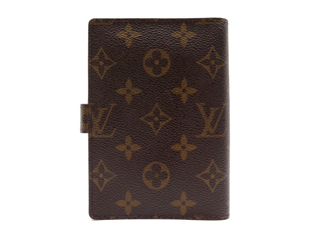 LOUIS VUITTON Notebook cover R20005 Agenda PM Monogram canvas Brown un –