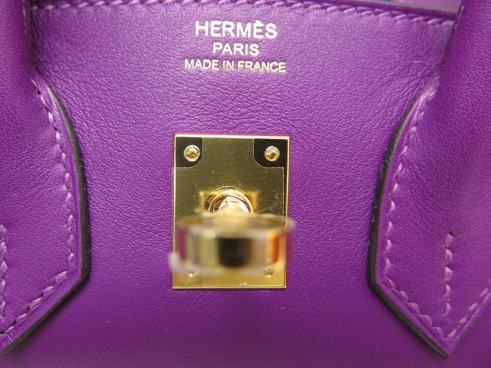 Hermès Birkin 25 Anemone Swift Gold Hardware GHW — The French Hunter