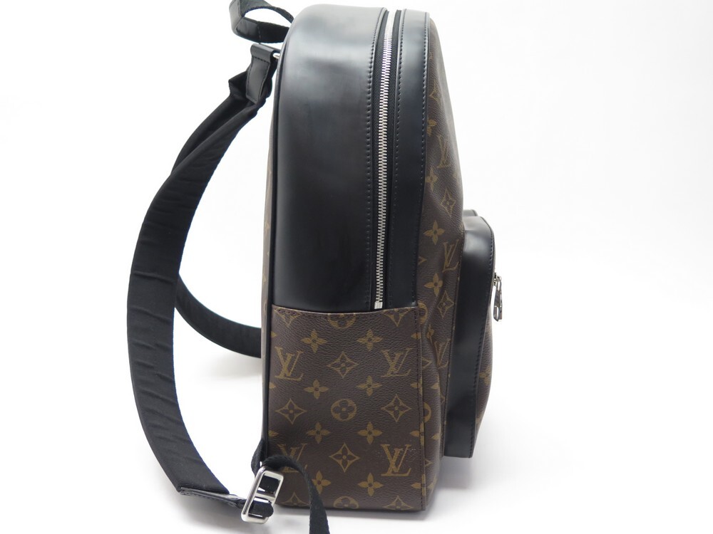 Louis Vuitton - Josh Monogram Macassar Canvas Backpack Noir