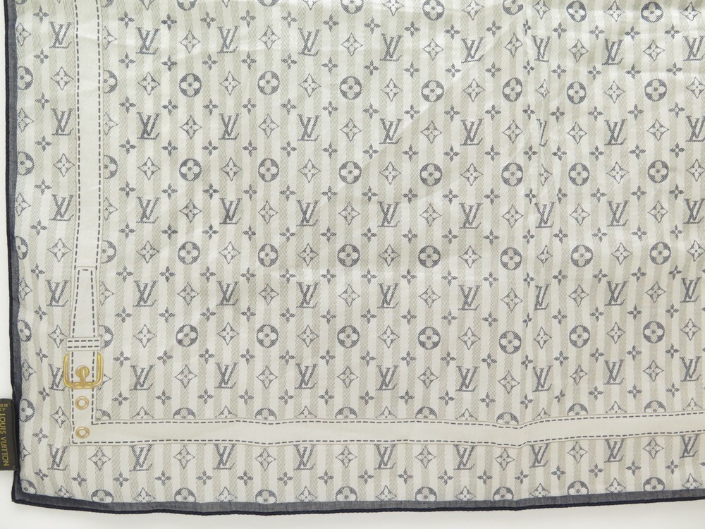 foulard louis vuitton carre 55 cm monogram en