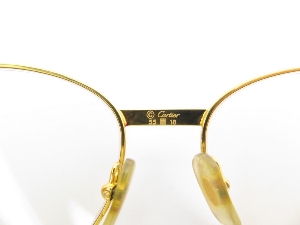 lunettes de vue cartier 5518 trinity en plaque or