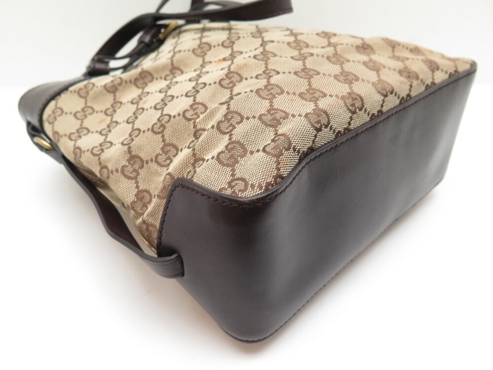 Gucci handbag bag 107757 GUCCISSIMA HAND BAG PURSE MONOGRAM CANVAS