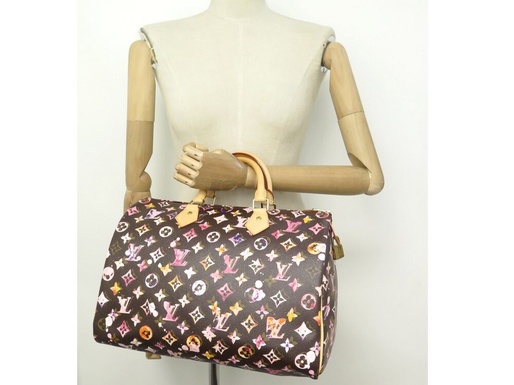 Louis Vuitton Richard Prince Watercolor Aquarelle Speedy 35 Bag., Lot  #58461