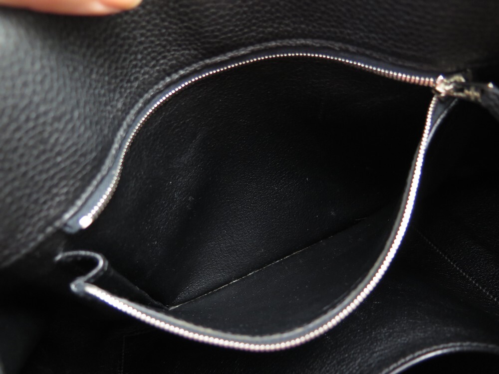 Kelly dépêches en cuir sac à main Hermès Noir en Cuir - 36162190