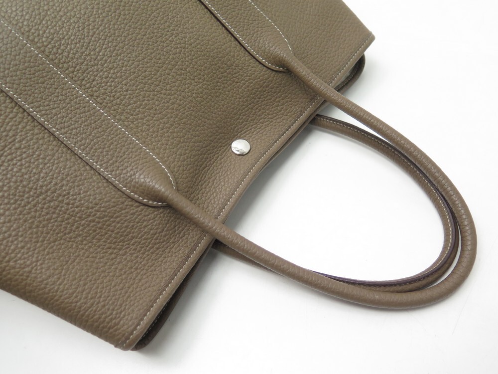 Hermes Negonda Leather Garden Party 36 Bag Etoupe – STYLISHTOP