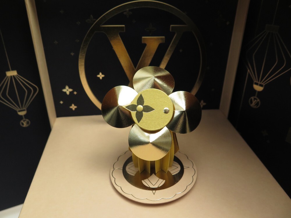 boite a musique louis vuitton vivienne en carton