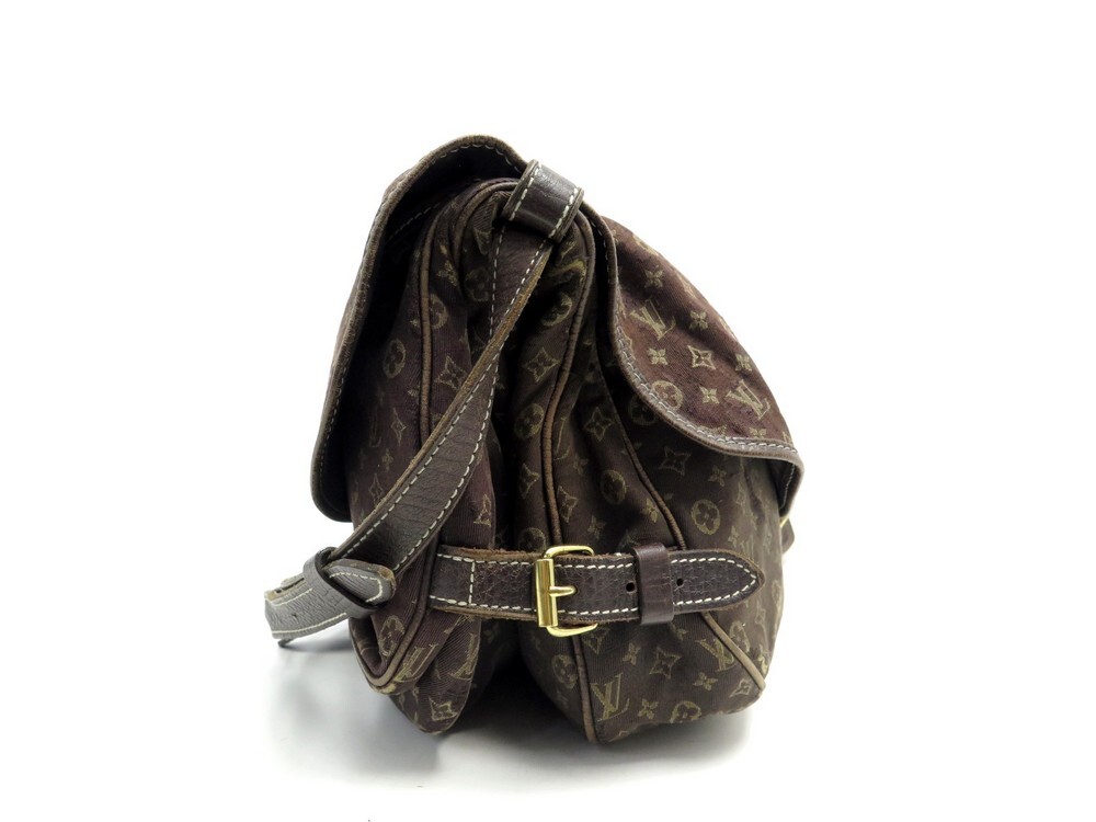 sac a main louis vuitton saumur mm en toile mini lin