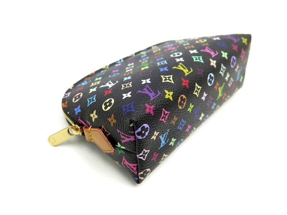 LOUIS VUITTON POCHETTE COSMETIC POUCH PURSE MULTI COLOR M47355