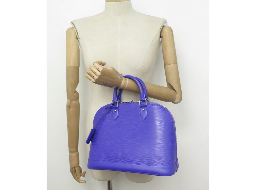 Louis Vuitton Purple Figue Epi Alma PM