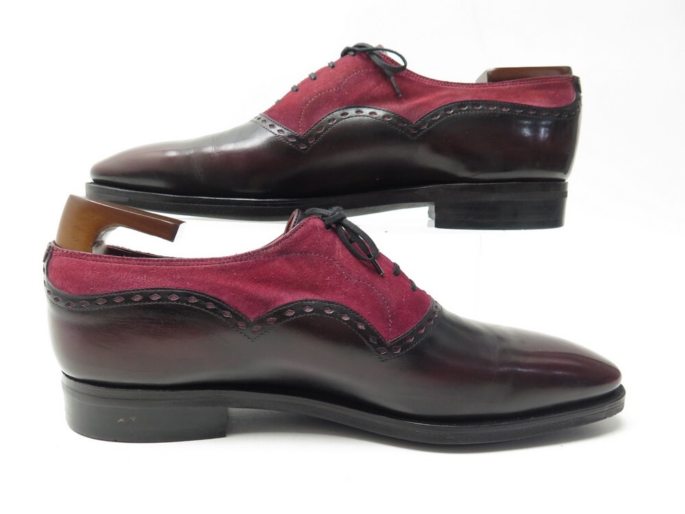 chaussures corthay wilfrid 8 42 richelieu en cuir et