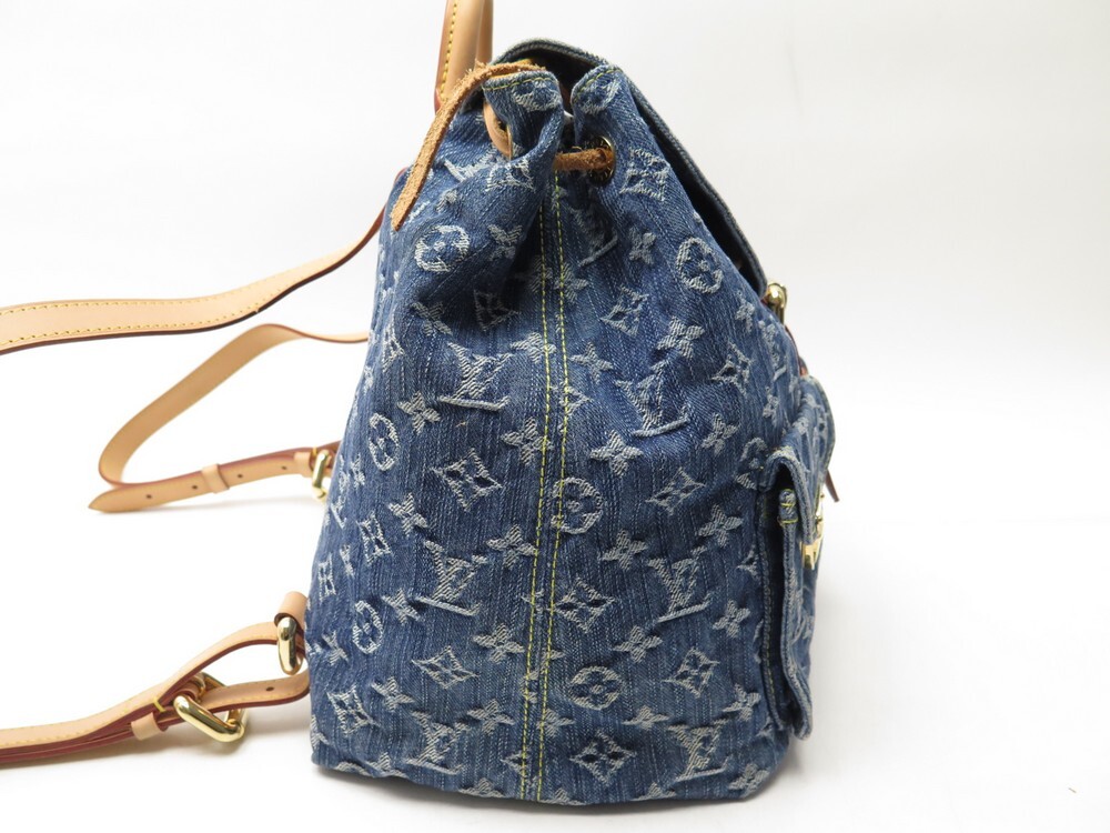 LOUIS VUITTON 2006 Sac A Dos GM Monogram Denim M95056 97398