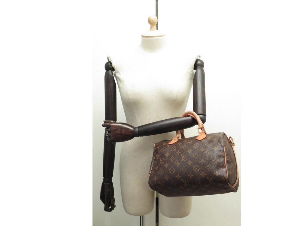 LV Louis Vuitton Sac à main SPEEDY 25 (avec harnais) Sac bandoulière Peaux  de bovins - Cdiscount Bagagerie - Maroquinerie