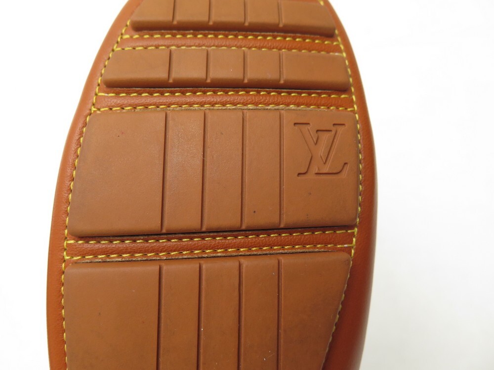 LOUIS VUITTON SHOES NOMADE MOCCASIN 38.5 CAMEL LEATHER LOAFERS SHOES  Caramel ref.440910 - Joli Closet