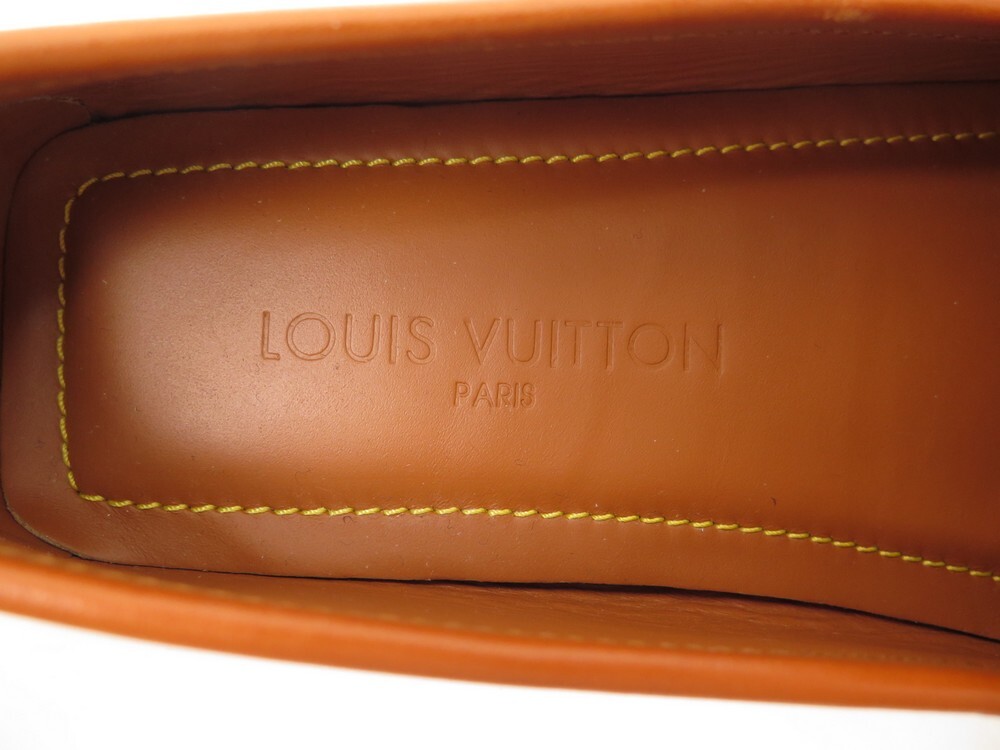 LOUIS VUITTON SHOES NOMADE MOCCASIN 38.5 CAMEL LEATHER LOAFERS SHOES  Caramel ref.440910 - Joli Closet