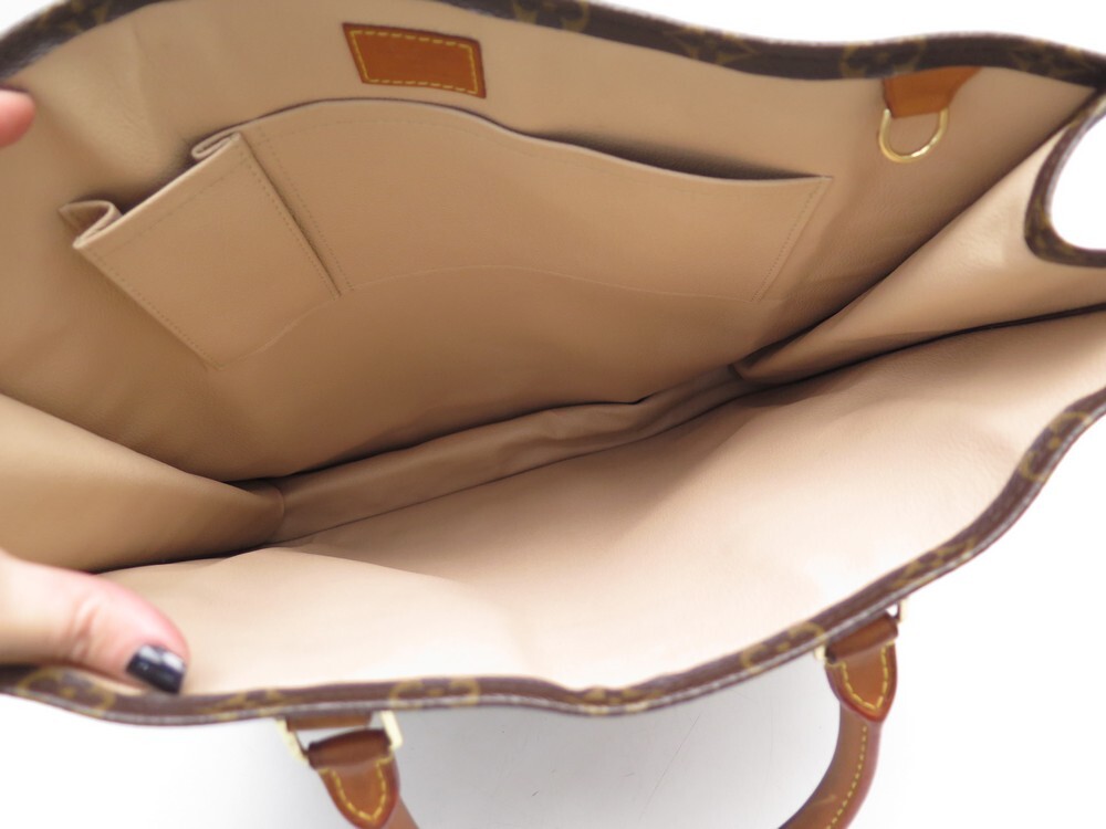 sac cabas louis vuitton sac plat en toile damier enduite ebene et cuir  marron - M51108 – dct - Vuitton - ep_vintage luxury Store - Shopping -  Shoulder - Louis - Monogram - Sac - Bag