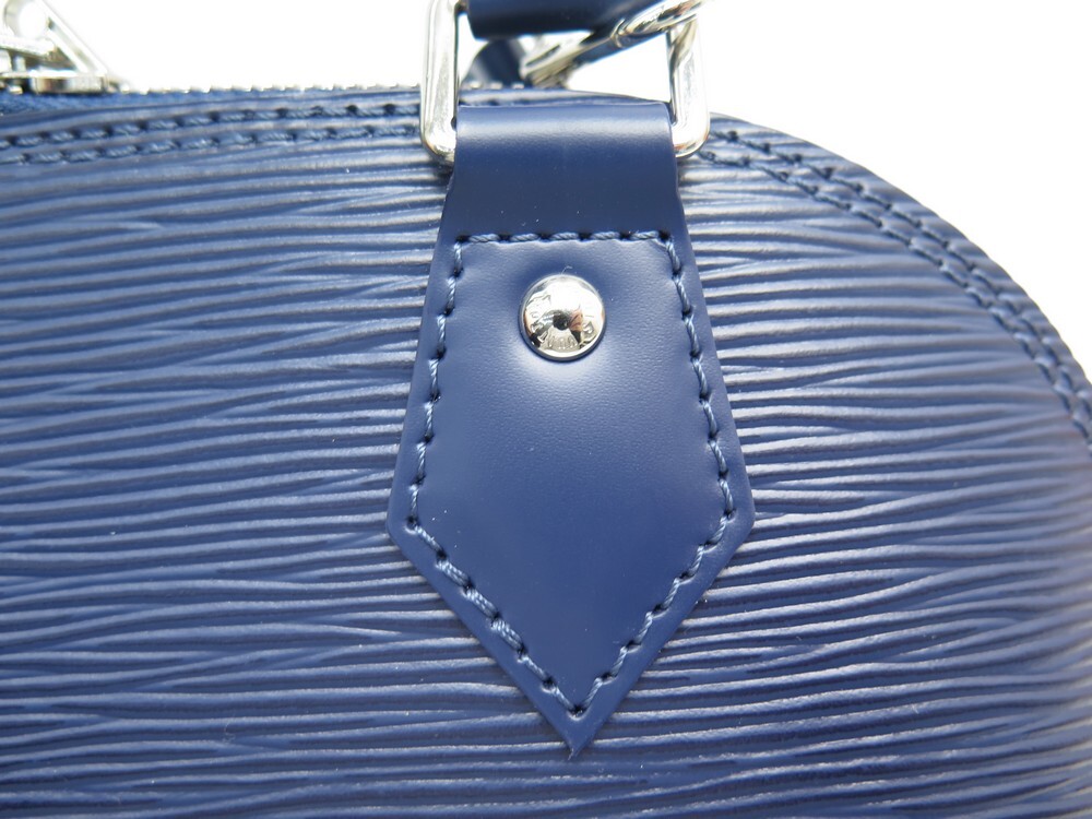 Louis Vuitton Vintage Louis Vuitton Alma Blue Epi Leather Handbag +