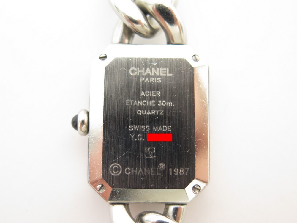 montre chanel premiere chaine gm 26 mm quartz acier