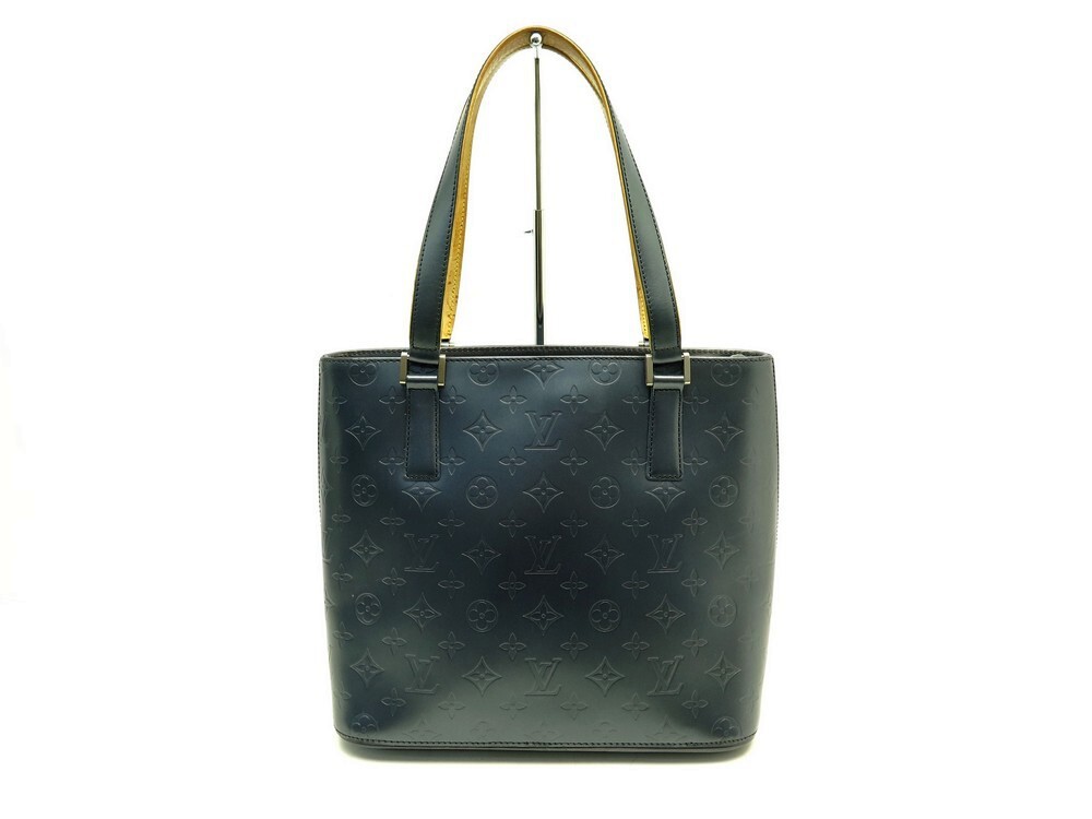 sac a main louis vuitton stockton cuir monogram mat