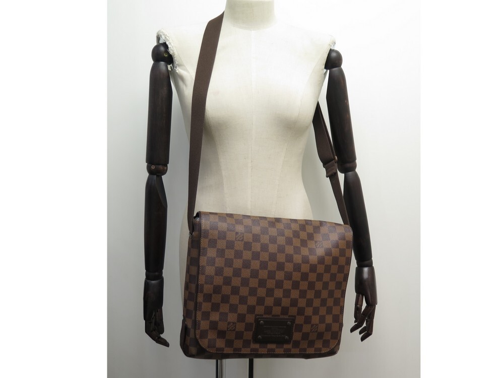 Louis Vuitton Damier Leben Boum Sac Brooklyn Taille N41101 Livraison  Gratuite