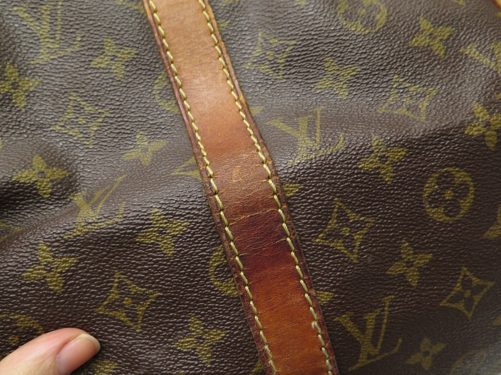 LOUIS VUITTON - Sac de voyage keepall 50 cm en toile mon…