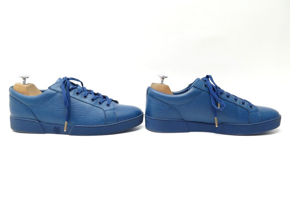 Chaussure LOUIS VUITTON en Cuir Bleu - 100698 - houlux