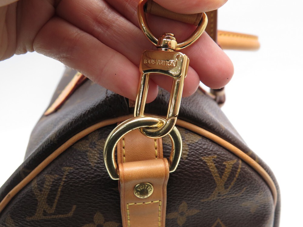 Sac à main Louis Vuitton Speedy 30 en toile monogram ✓