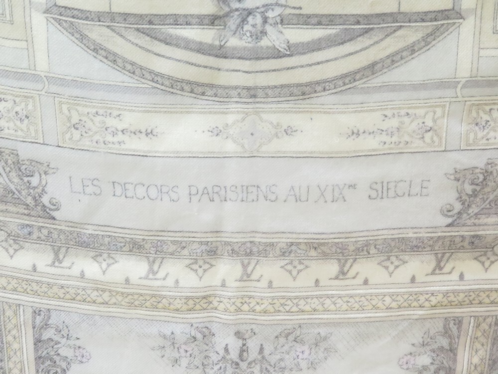 LOUIS VUITTON CHALE SCARF PARISIAN DECORS IN THE 19TH CENTURY