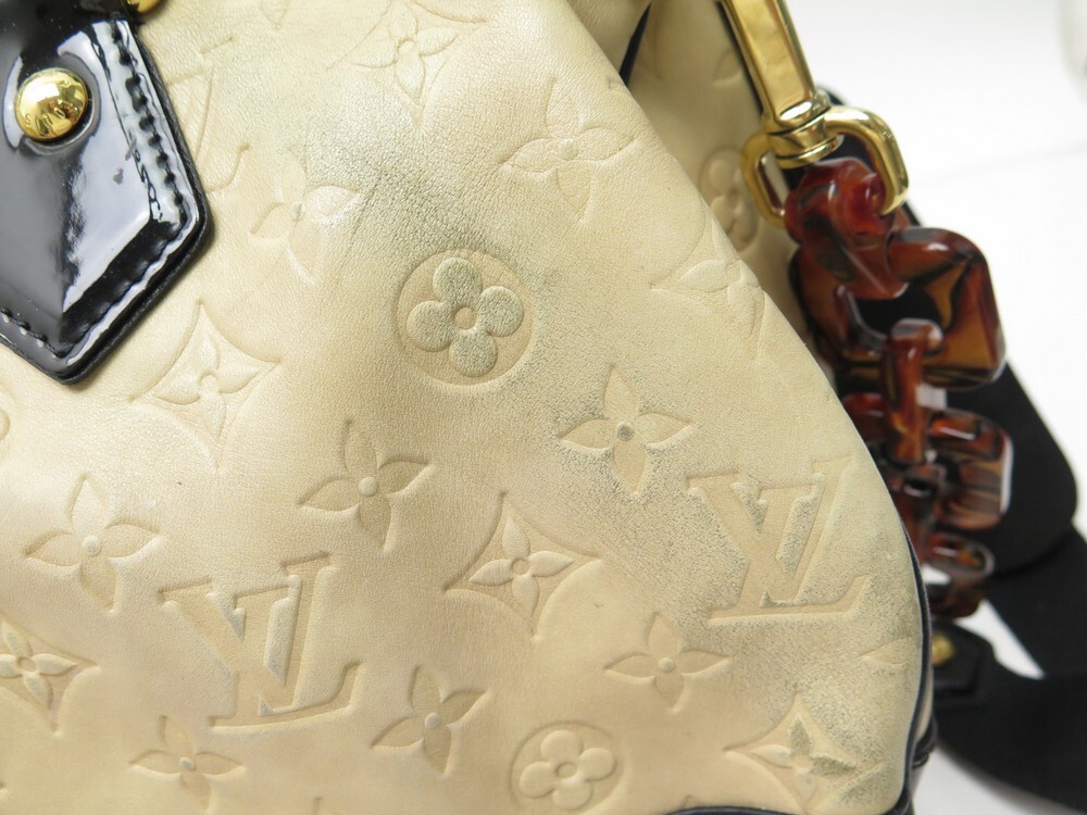 Louis Vuitton - Authenticated Stephen Sprouse Boston Handbag - Leather Black Plain for Women, Good Condition