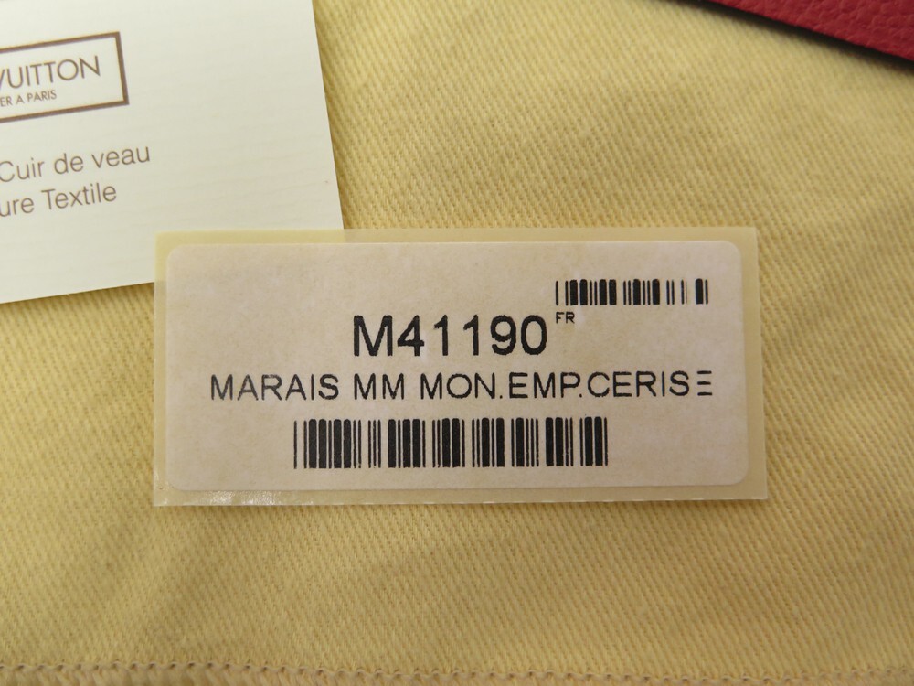 Louis Vuitton M41190 Marais Mm Tote Bag Monogram Empreinte Leather