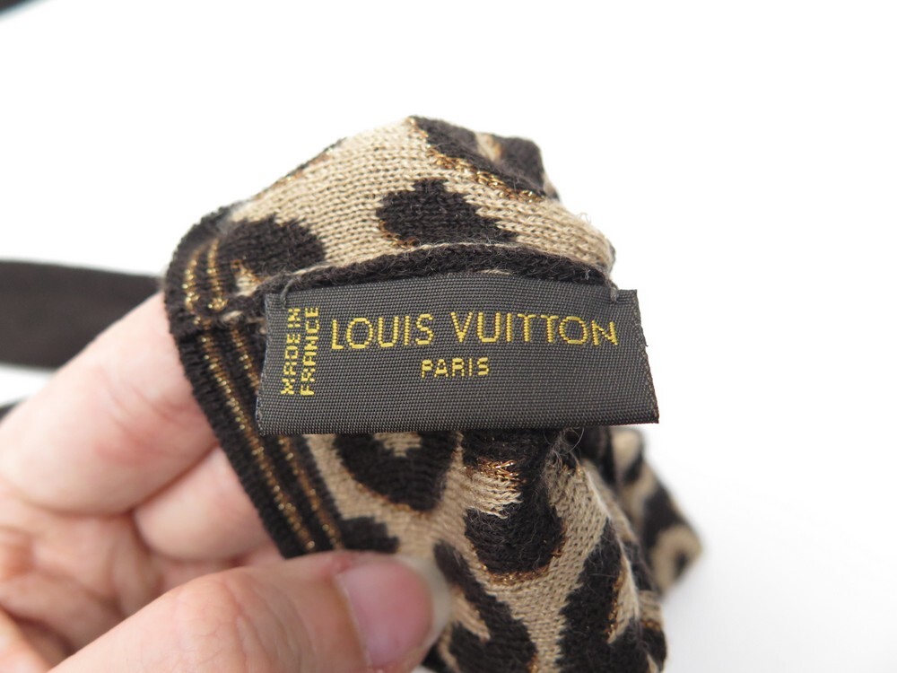 beret louis vuitton maille leopard stephen