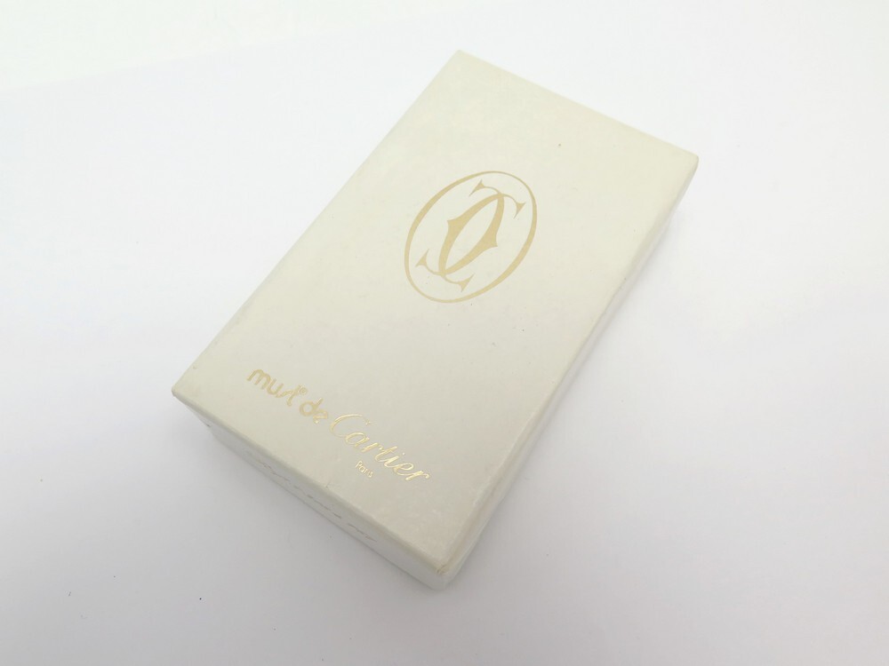 CROG000501 - Porte-clés & porte-cartes Must de Cartier - Cuir de veau  bordeaux, finition dorée - Cartier