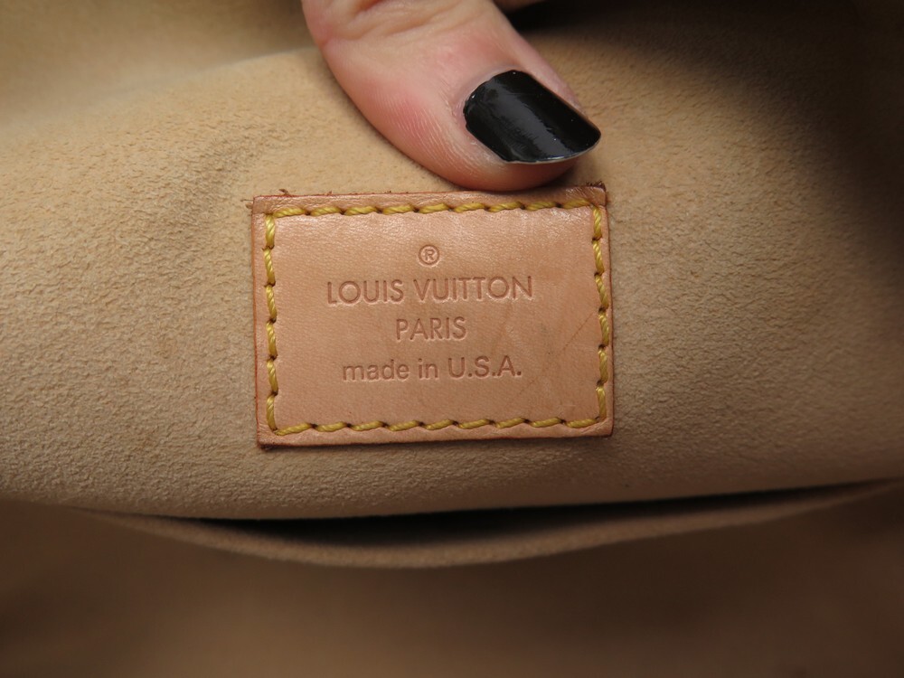 Authenticated Used LOUIS VUITTON Louis Vuitton Manhattan GM Handbag M40025  Monogram Canvas Leather Brown 