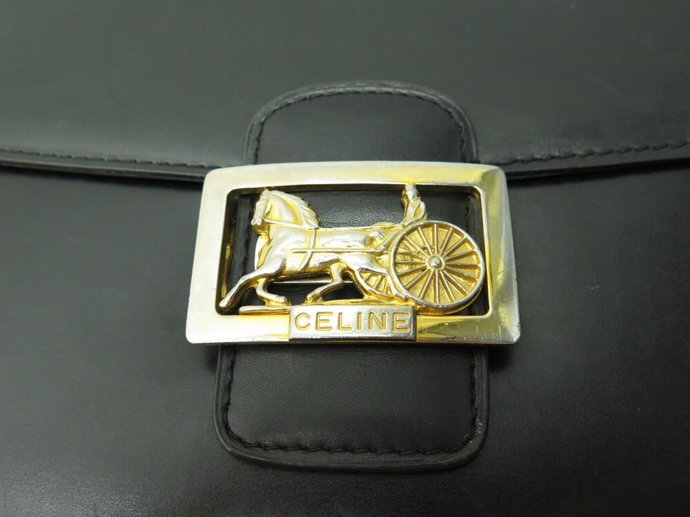 sac a main celine classic logo caleche