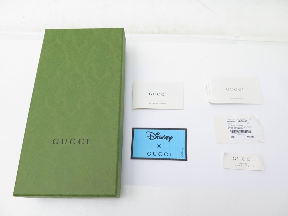 new box 6 GUCCI X DISNEY PENCILS 662087 DAISY DUCK GG SUPRPEM PENCIL BOX  Beige Wood ref.678803 - Joli Closet