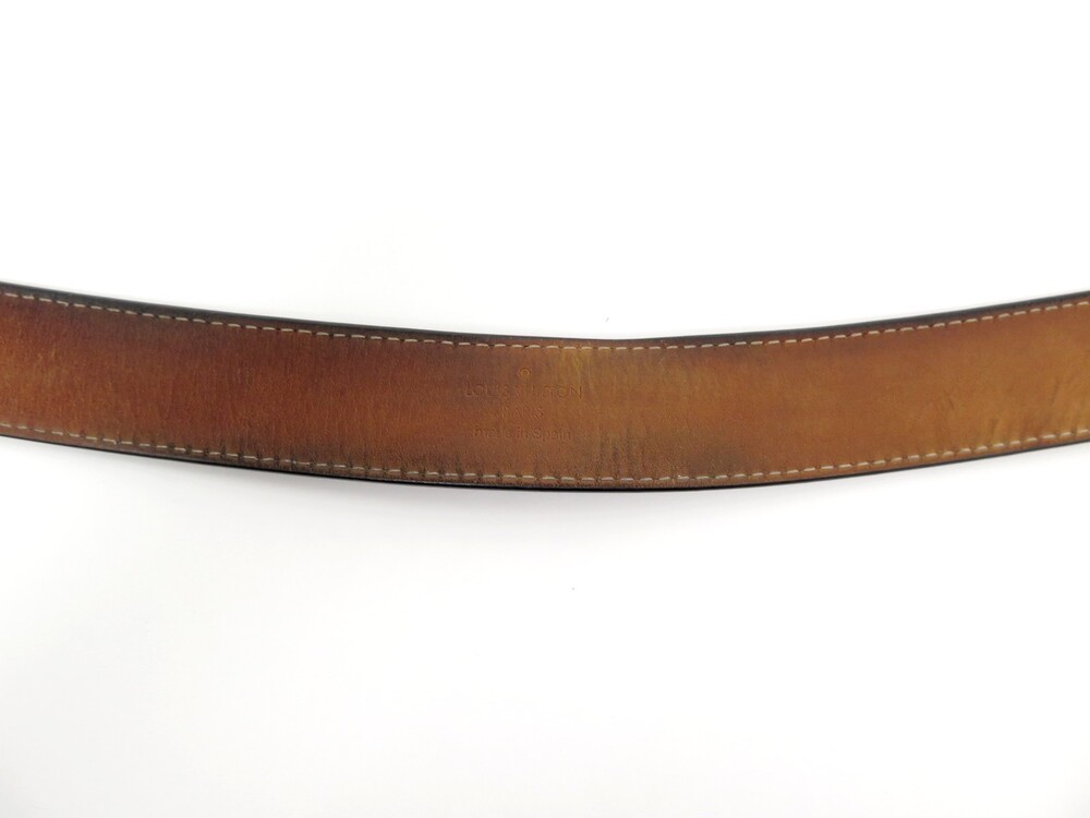 Louis Vuitton Belt M9553 LV LOGO IN BLACK EPI LEATHER 85 CM