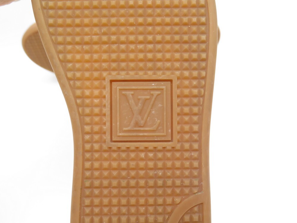 CHAUSSURES LOUIS VUITTON BASKETS 40 40.5 1A5798 FRONTROW BLANC