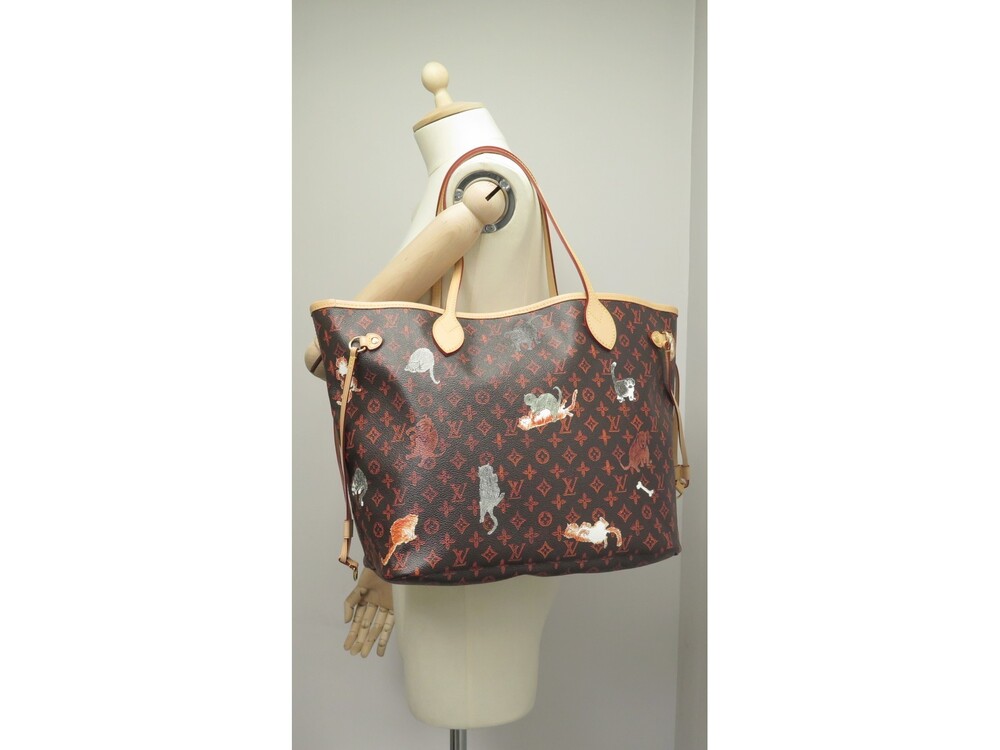 Louis Vuitton Catogram Neverfull Mm Marron