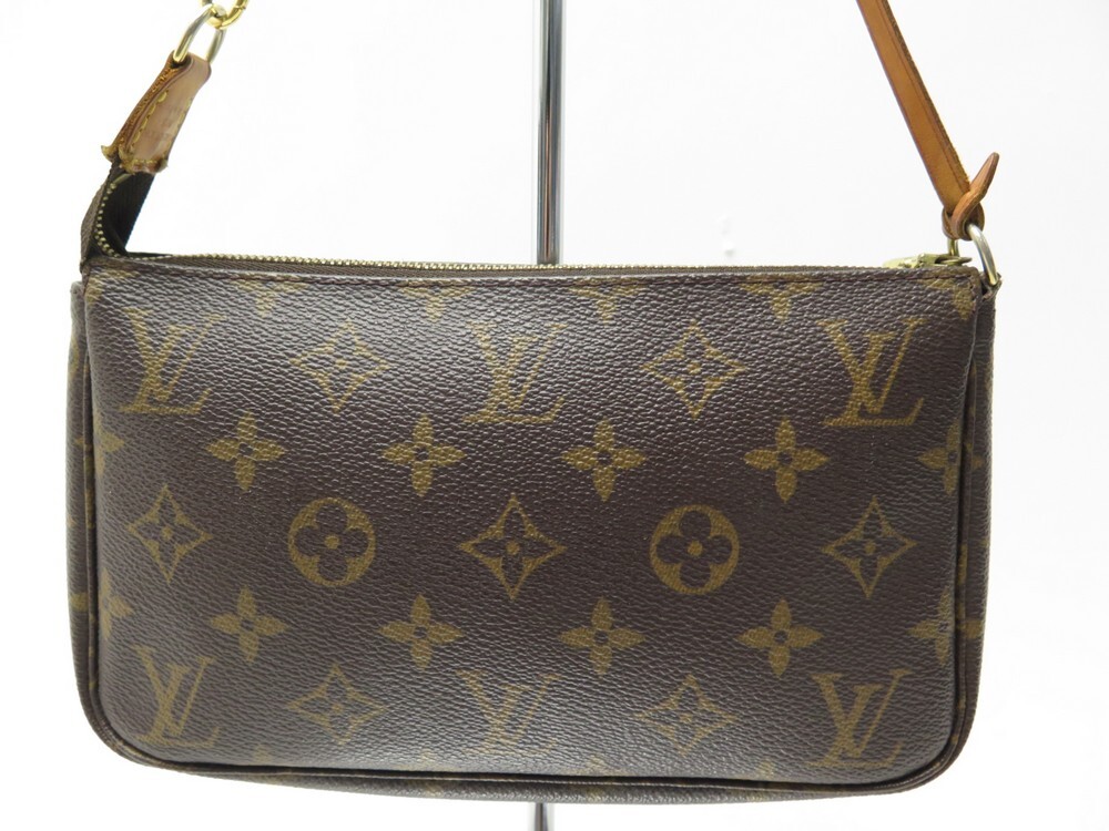 Monogram - Louis - M51980 – sac cabas louis vuitton en toile damier ebene  et cuir marron - Pochette - Les derniersères sacs Louis Vuitton Americas  Cup mises en ligne - Accessoires - Bag - Vuitton - Hand