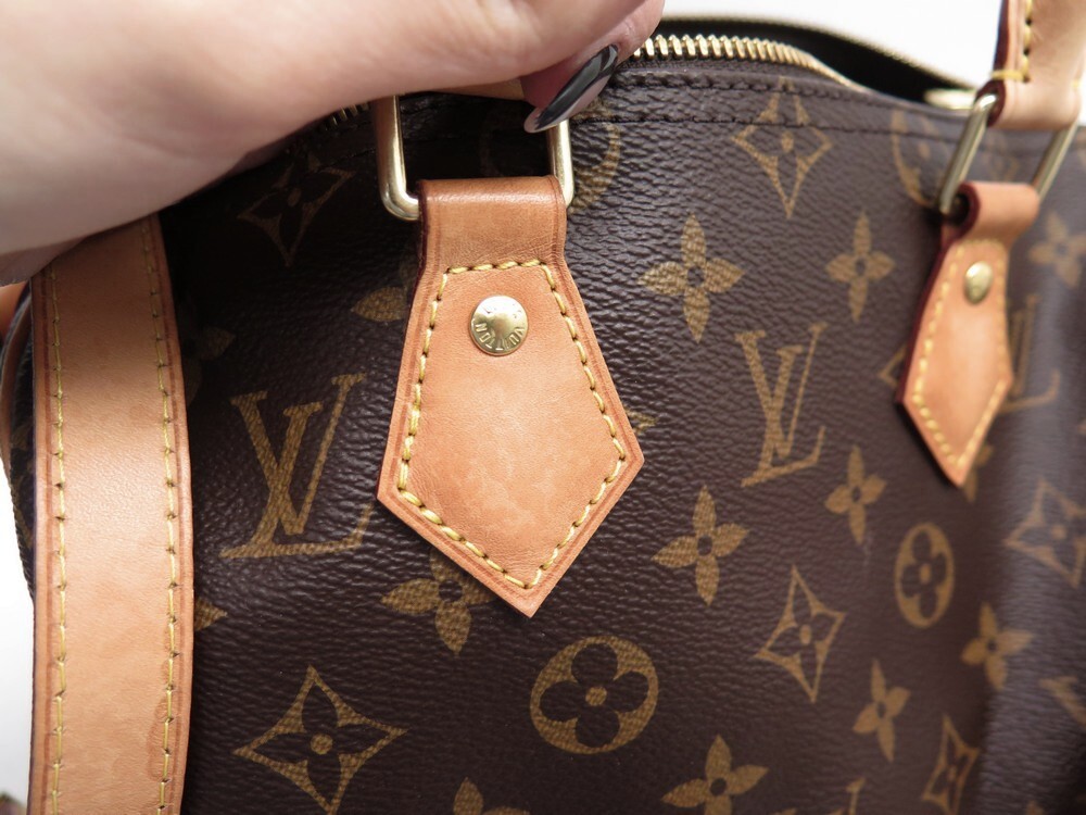 LOUIS VUITTON - Sac à main speedy 25cm en toile monogram…