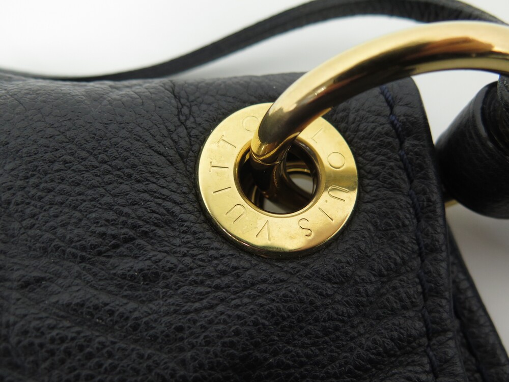 Louis Vuitton Artsy MM M41066 Black Noir Monogram Empreinte Leather