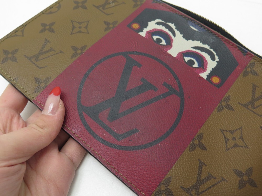 Louis Vuitton Kansai Yamamoto Monogram Kabuki Pochette Bag