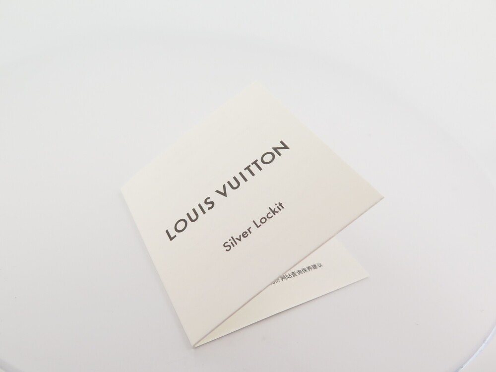 Shop Louis Vuitton 2022 SS Silver Lockit X Virgil Abloh Bracelet, Black  Titanium (Q05270) by RUHIKA