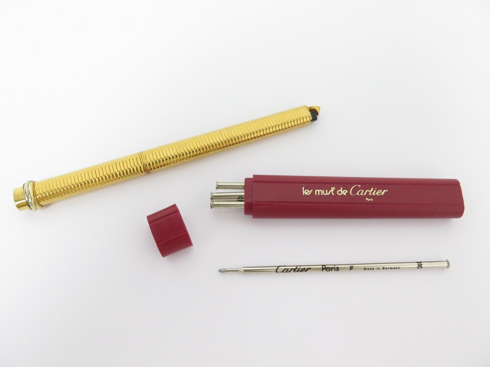 MUST DE CARTIER PARIS 1 PASHA BALLPOINT REFILL F RECHARGE STYLO BILLE PASHA  001