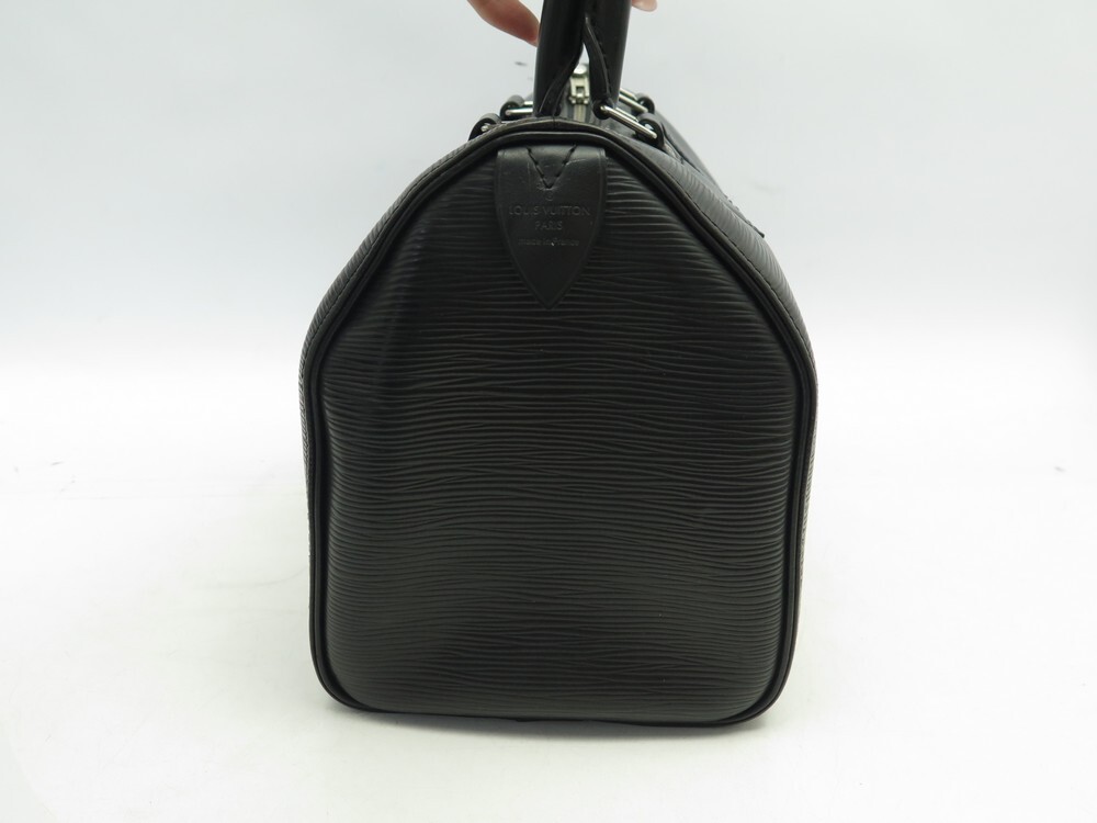 Louis Vuitton Boston Bag Epi Speedy 30 Hand M43002 Leather Noir