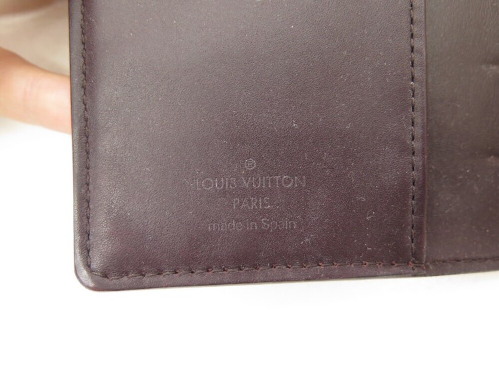 Couverture Agenda Louis Vuitton en cuir vernis Monogram
