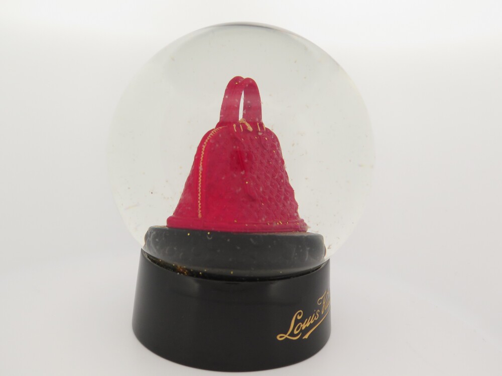 Louis Vuitton VIP Limited Edition Glass Snow Globe Boule Red Alma A Neige