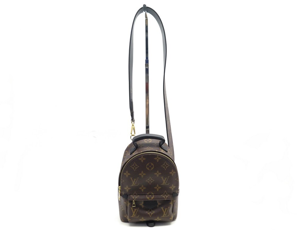 Lv women's leather bag PALM SPRINGS Mini Backpack M44873 price in