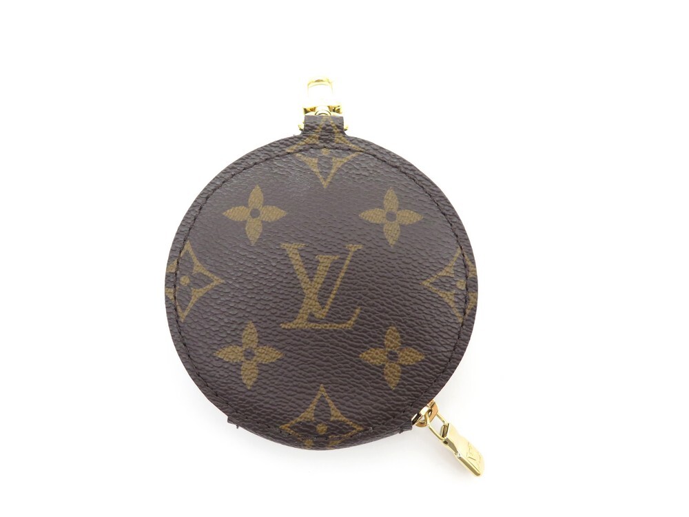 Louis Vuitton Round Coin Pouch Monogram Vivienne Holiday Rouge Red