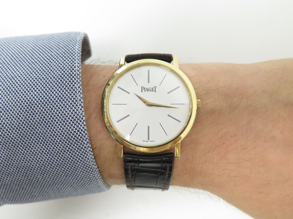 montre piaget altiplano p10175 38mm mecanique or jaune