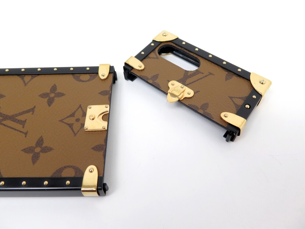 LV Louis Vuitton Petite Malle Eye Trunk Bag Phone Cases and Covers for  iPhone X, phone